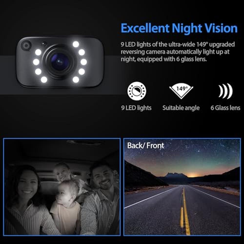 Erapta Backup Camera: eRapta AY7 7-inch 2K HD Front Rear – In Use