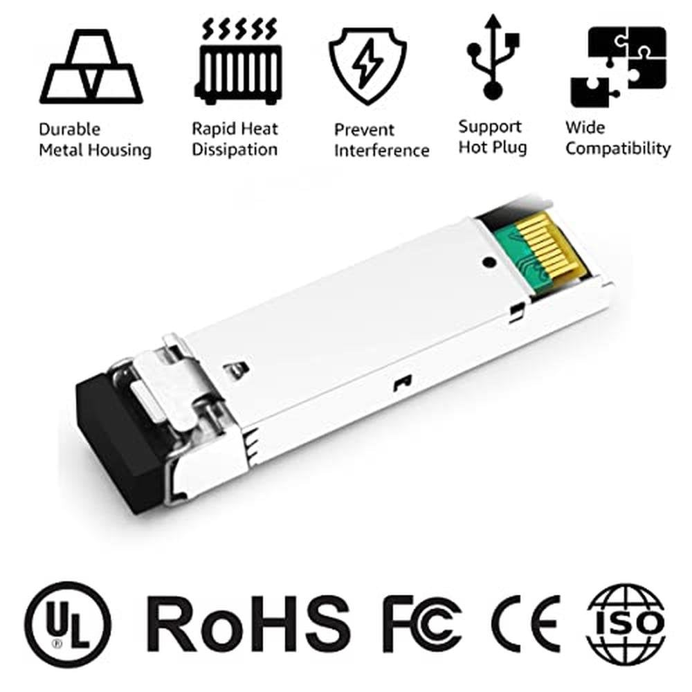 SFP 10GBase: Opstran 10GBASE-LRM SFP+ Optical Transceiver – Close-up Detail