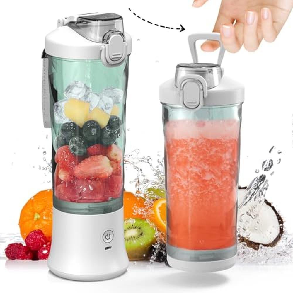 Blender Denokin: DENOKIN Portable Blender 20oz Vessel – Front View
