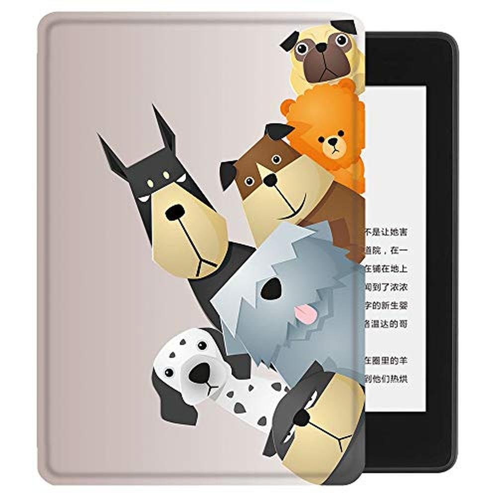 Kindle Case: Premium Leather Cover for 11th Generation with – Front View