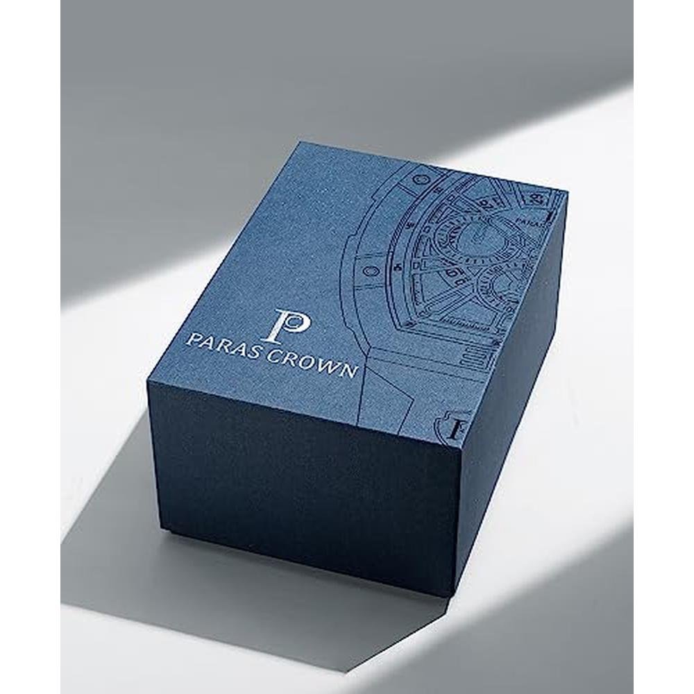 PC PARAS CROWN Mens Watches Fashion Luxury Quartz – Packaging