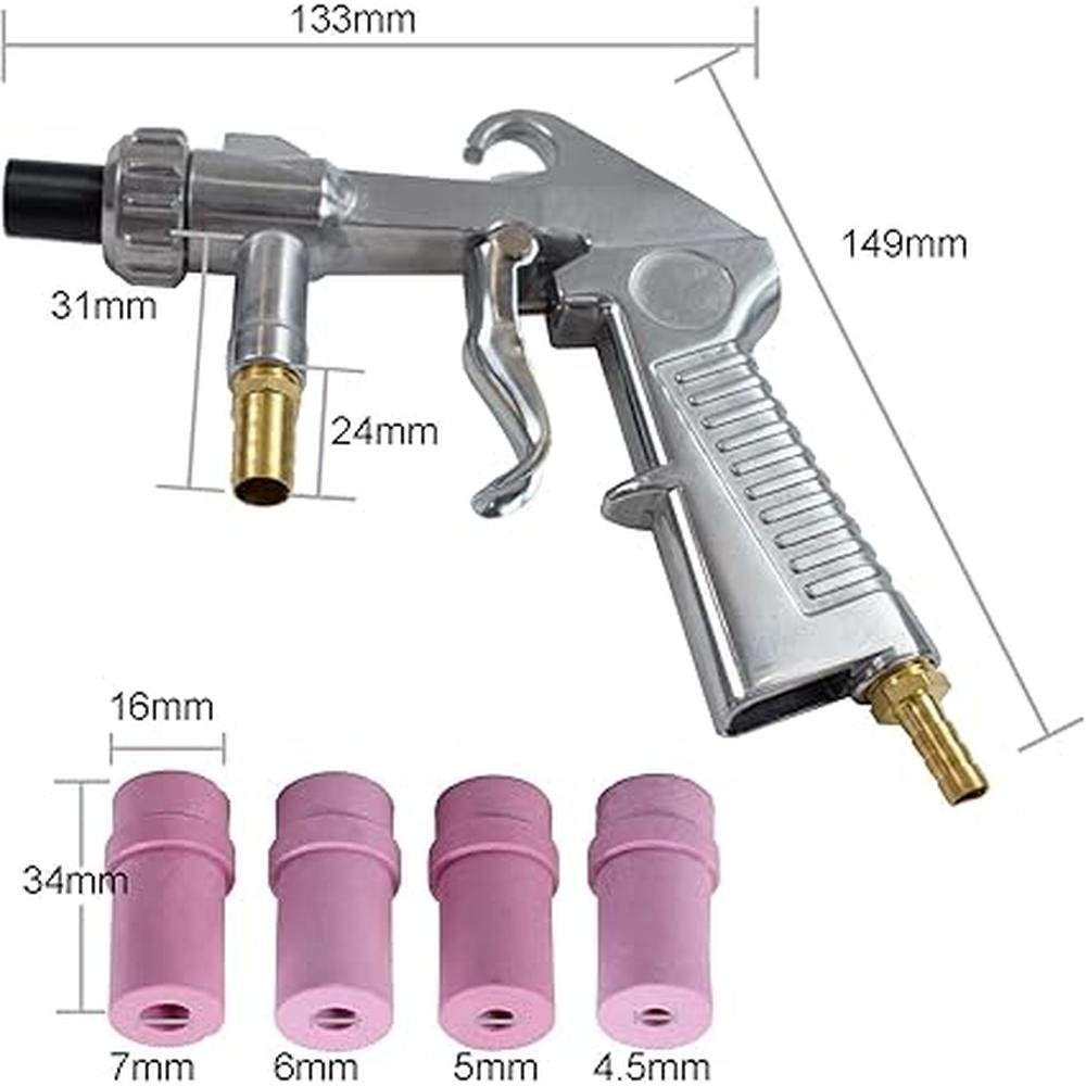 Gun Sand: TOOGOND Sand Blaster Gun Kit – Close-up Detail