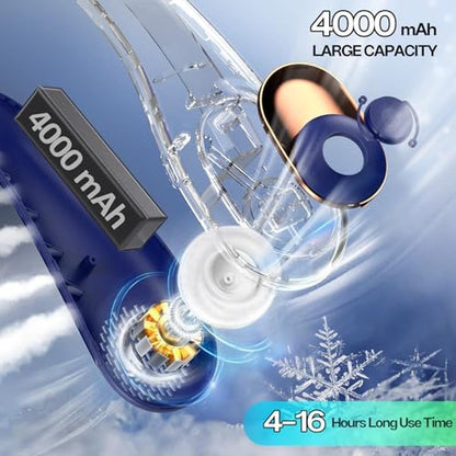 Fan Air: KIDEE Portable Neck Fan 4000mAh Battery – In Use
