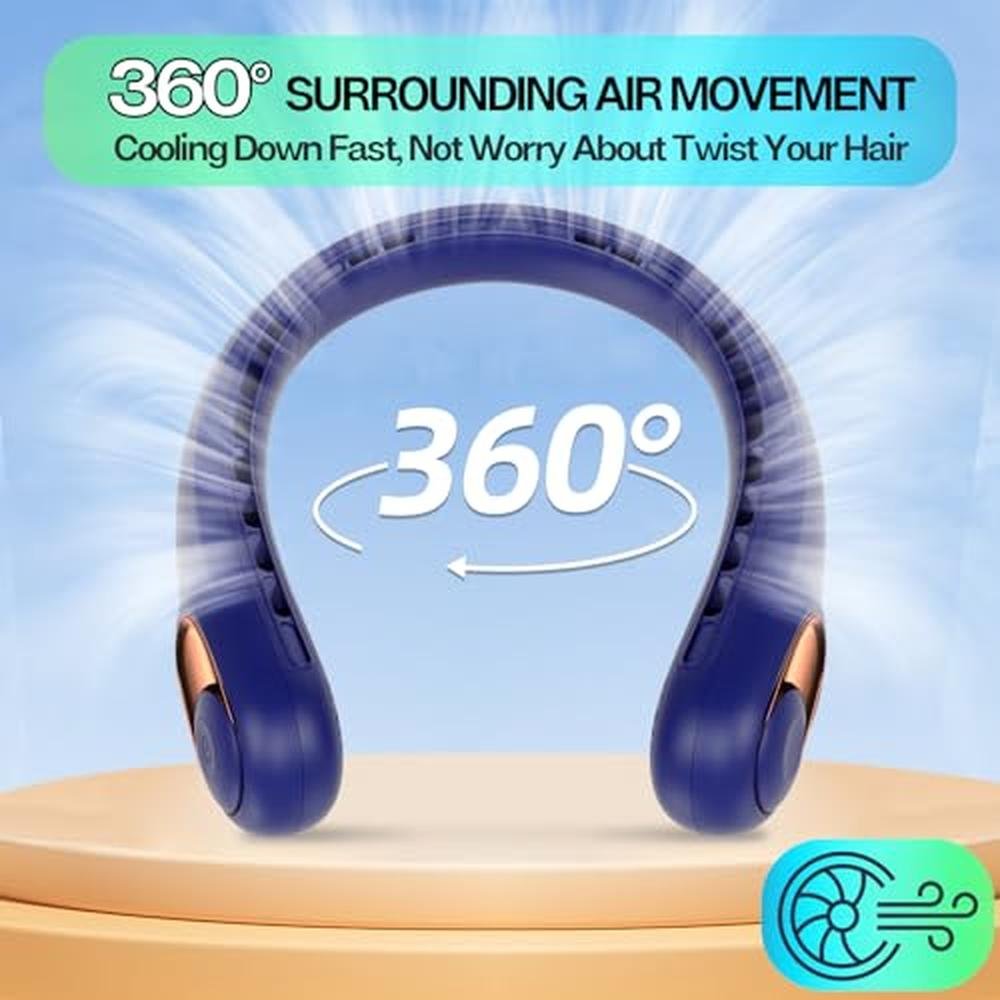 Fan Air: KIDEE Portable Neck Fan 4000mAh Battery – Packaging