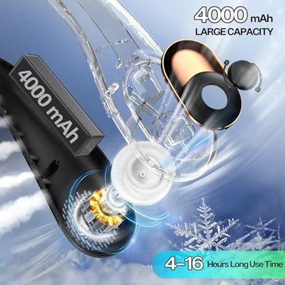 Neck Fan: KIDEE Portable Bladeless Neck Fan – In Use
