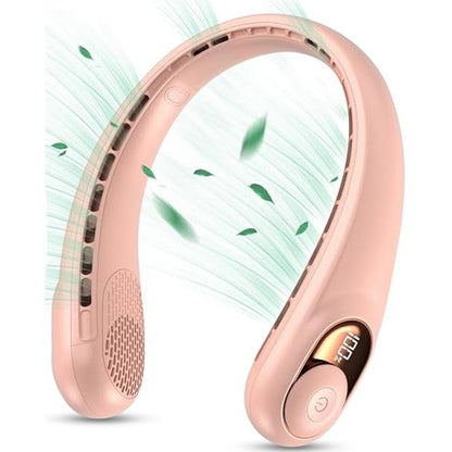 Neck Fan: KIDEE Portable Rechargeable Bladeless Fan – Front View