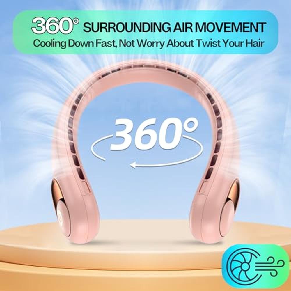 Neck Fan: KIDEE Portable Rechargeable Bladeless Fan – Packaging