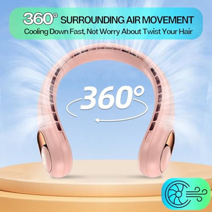 Neck Fan: KIDEE Portable Rechargeable Bladeless Fan – Packaging