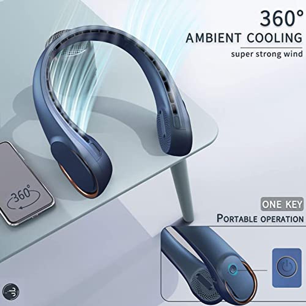 ASNUG Neck Fan: USB Rechargeable Personal Fan 4000mAh – Packaging