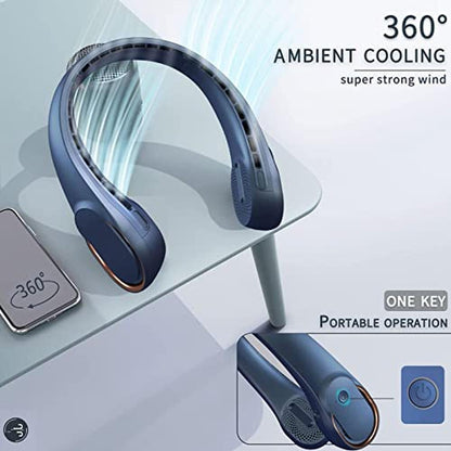 ASNUG Neck Fan: USB Rechargeable Personal Fan 4000mAh – Packaging