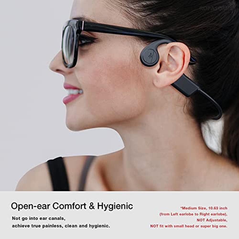 Ropasomic Bone Conduction Headphones – Close-up Detail