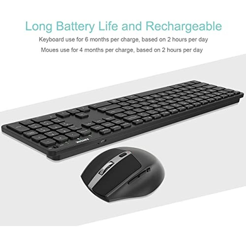 Arteck 2.4G Wireless Keyboard and Mouse Combo – Packaging