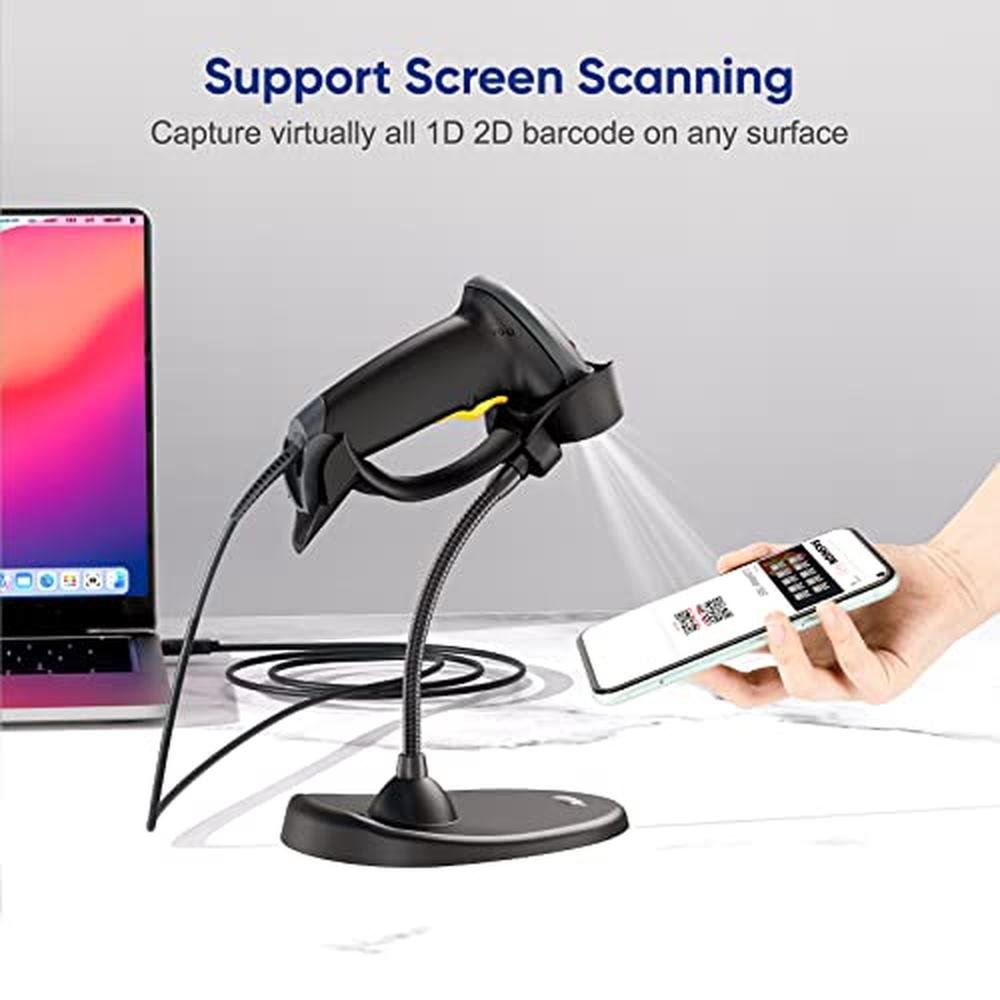 Scanner Code: Eyoyo Handheld 2D Barcode Scanner with – Packaging