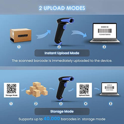Eyoyo Bluetooth Barcode Scanner – Close-up Detail