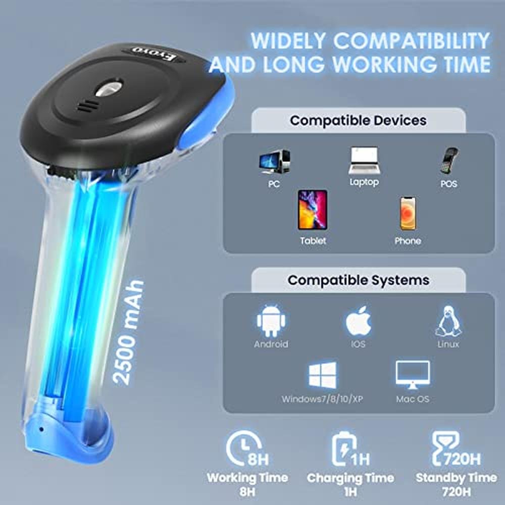 Eyoyo Bluetooth Barcode Scanner – Packaging