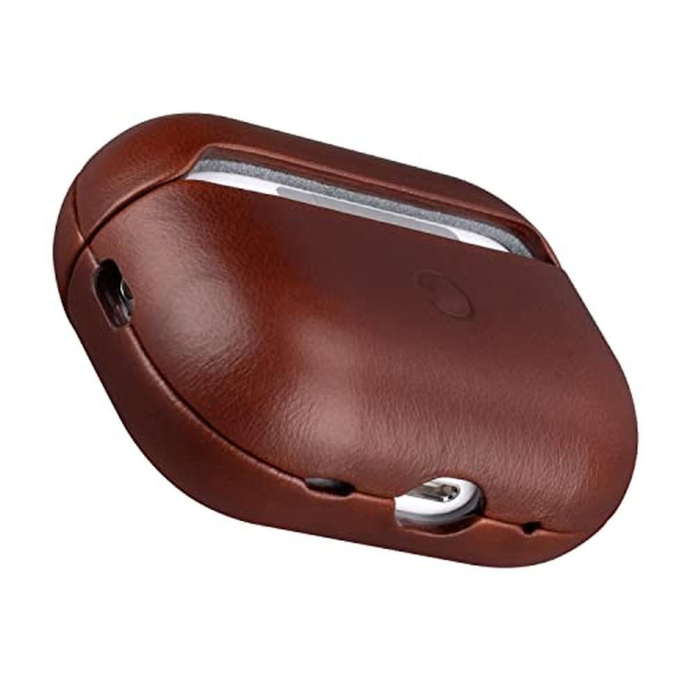 Leather Case: Maogoam AirPods Pro 2 Genuine Crystal – Front View