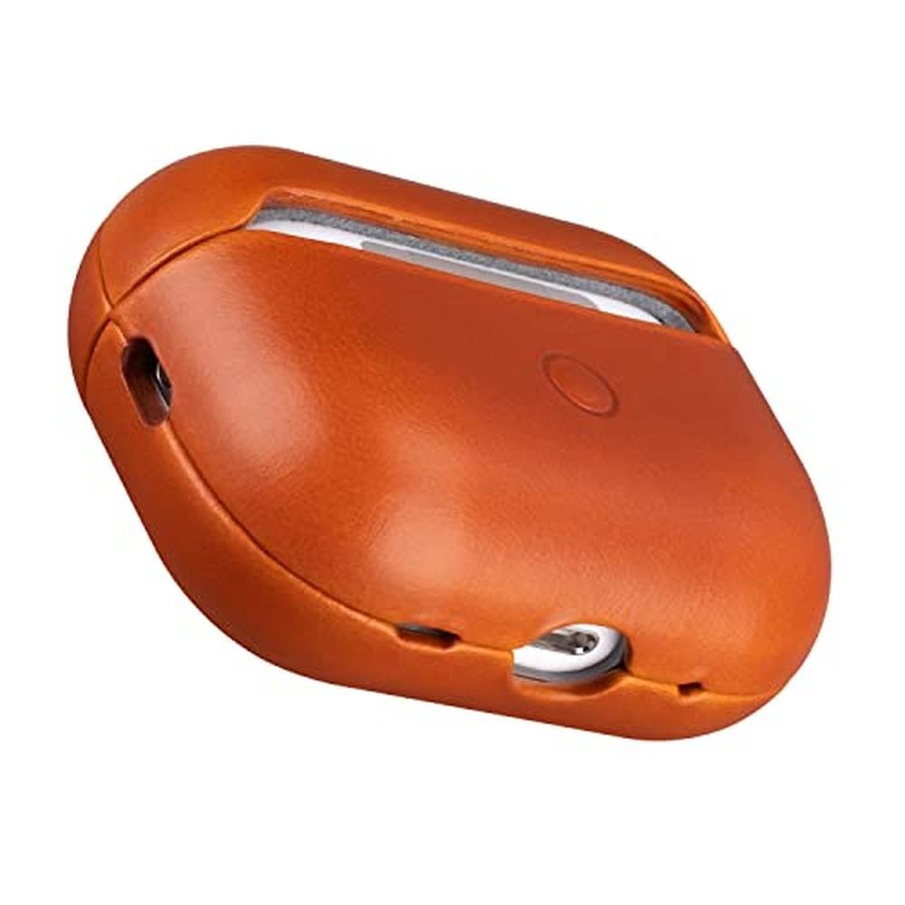 Leather Case: Maogoam AirPods Pro 2 Genuine Crystal – Front View