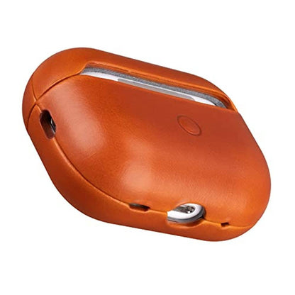Leather Case: Maogoam AirPods Pro 2 Genuine Crystal – Front View