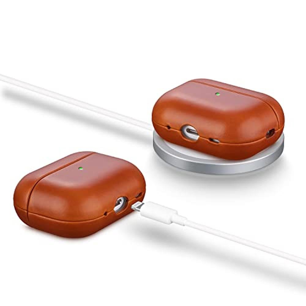 Leather Case: Maogoam AirPods Pro 2 Genuine Crystal – Close-up Detail