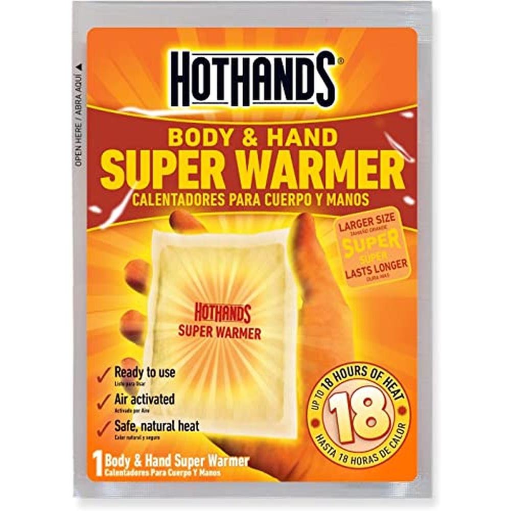 Warmers Hothands: HotHands Body & Hand Super Warmers Long – Side View