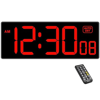 Advanced Fitness Tracking: Soobest Digital Wall Clock with – Front View