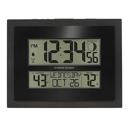La Crosse Technology 513-75624-INT Digital Atomic Clock – Front View