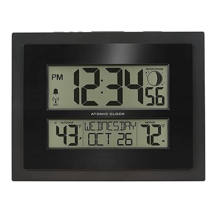 La Crosse Technology 513-75624-INT Digital Atomic Clock – Front View