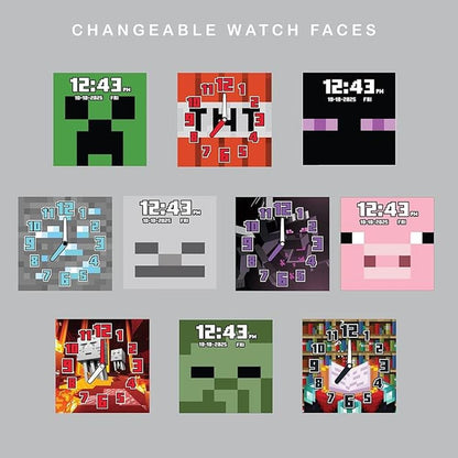 Minecraft Kids LED Smartwatch – In Use