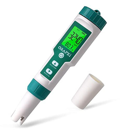 Saltwater Pool pH and Salinity Measurement – Front View