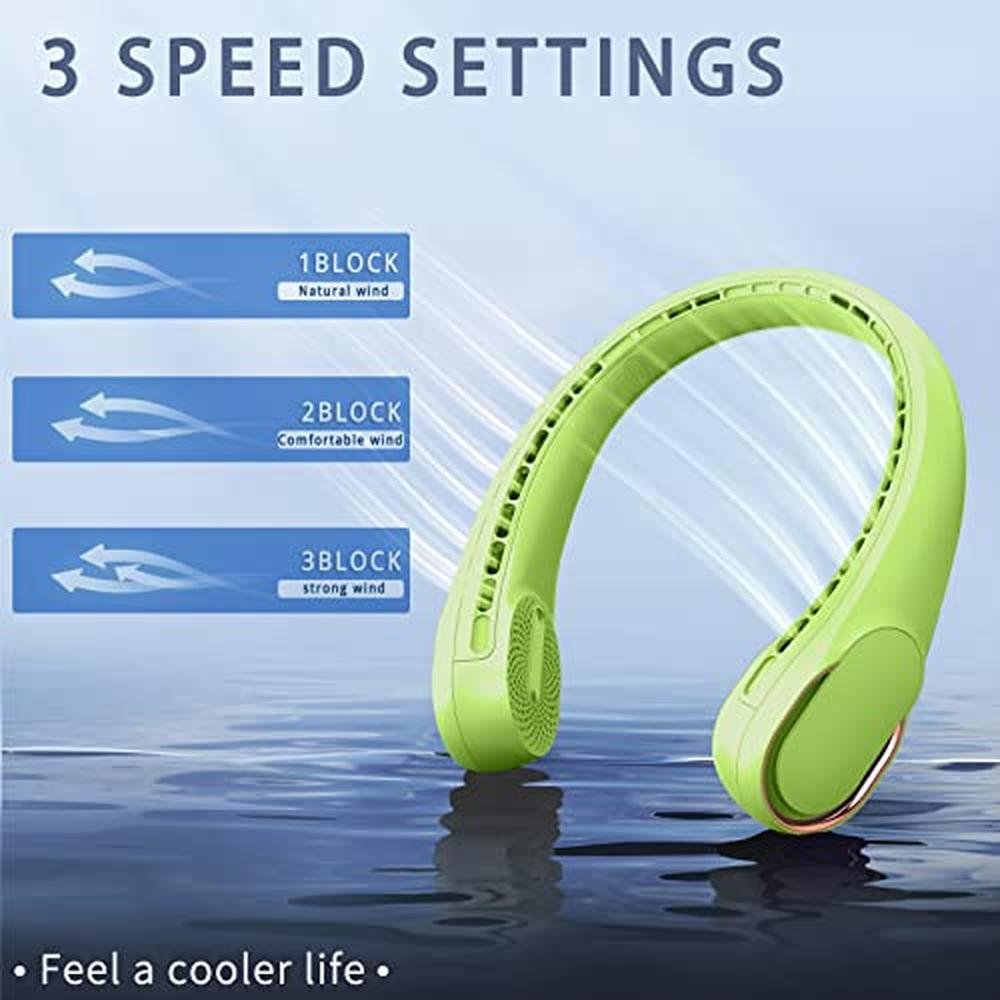 Neck Fan: ASNUG Portable Bladeless Neck Fan – Close-up Detail