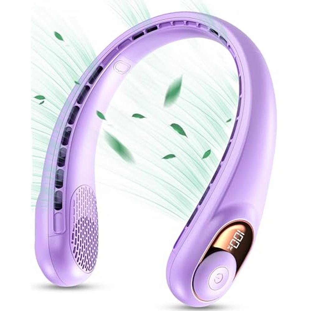 Neck Fan: KIDEE Bladeless Neck Fan Portable Rechargeable – Front View