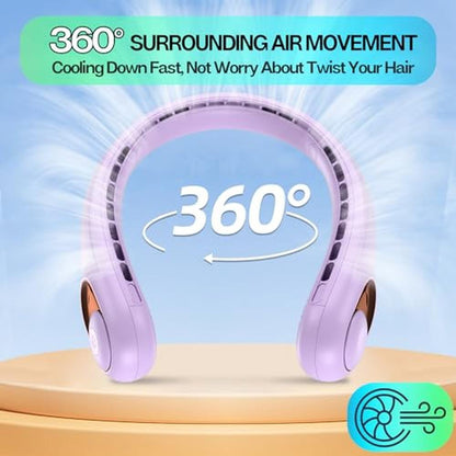 Neck Fan: KIDEE Bladeless Neck Fan Portable Rechargeable – Packaging
