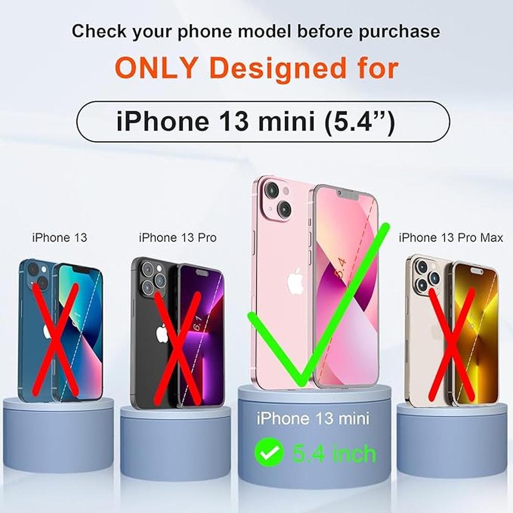 Case iPhone 13 Mini: Oretech Premium 360 Shockproof Full – Side View