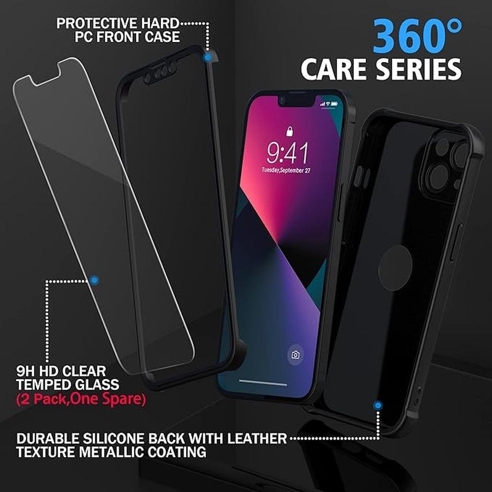 Case iPhone 13 Mini: Oretech Premium 360 Shockproof Full – In Use
