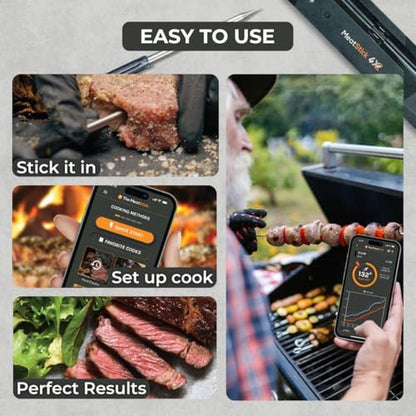 MeatStick 4X Wireless Meat Thermometer – Close-up Detail