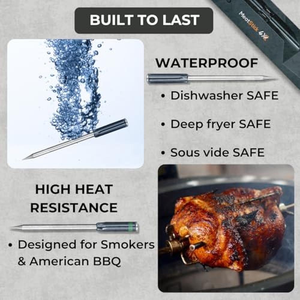 MeatStick 4X Wireless Meat Thermometer – Packaging