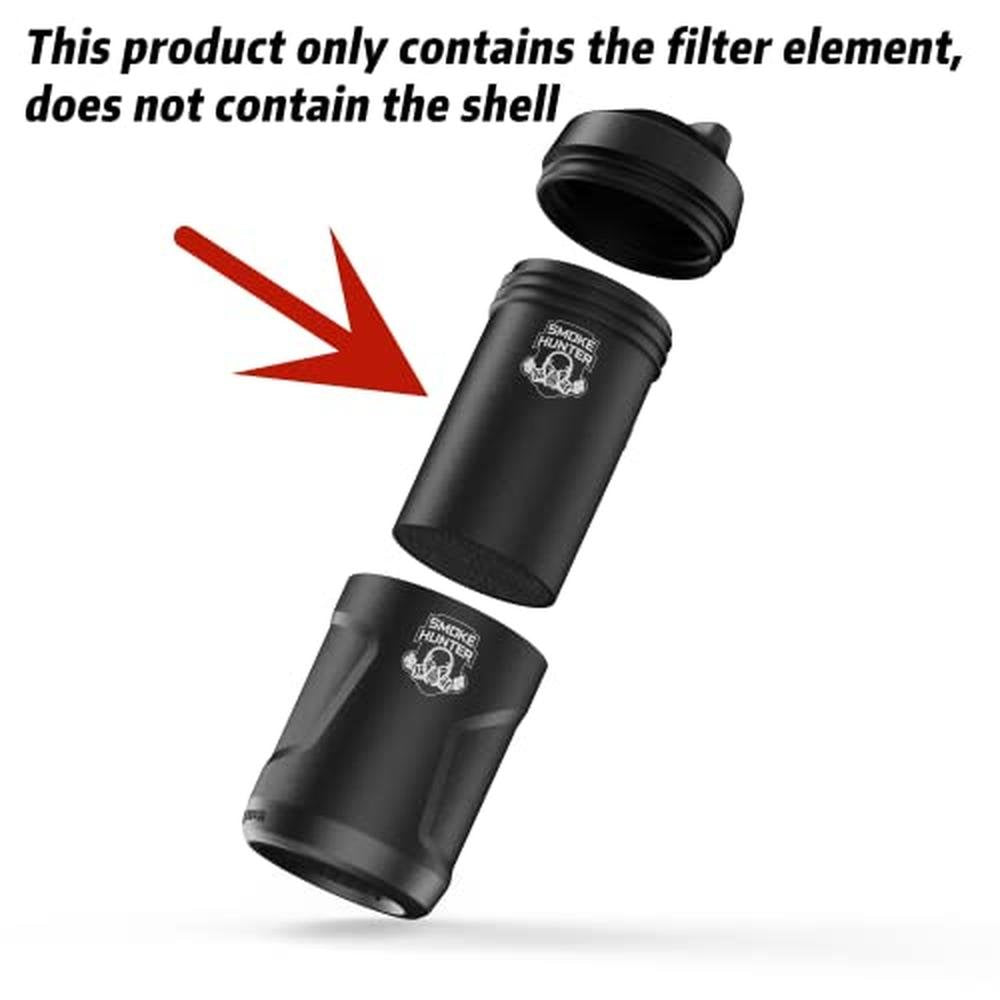 Smoke Hunter 2.0: Premium Replaceable Filter Element 3 Packs – Side View
