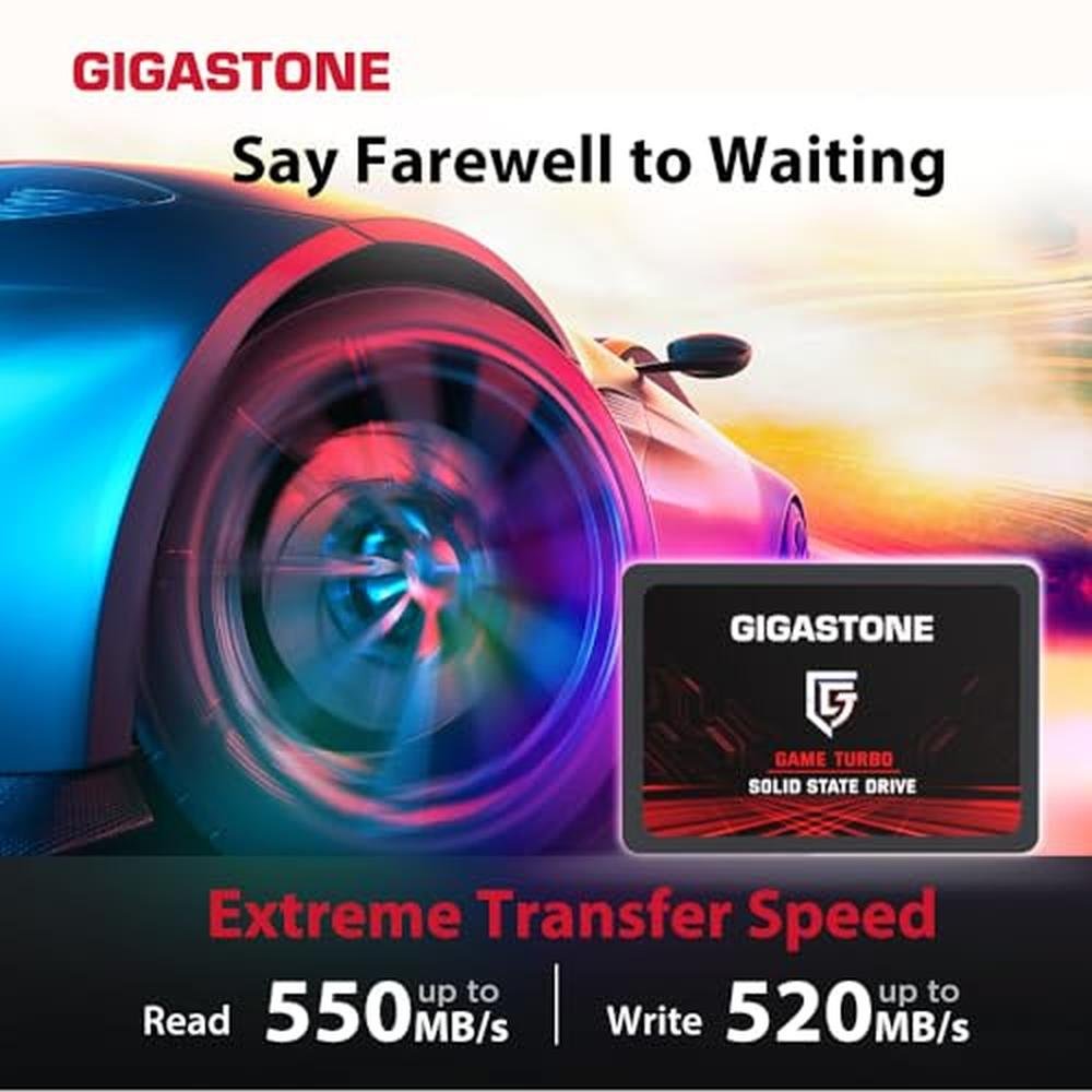 SATA Gigastone: Gigastone SATA SSD 512GB 2-Pack 2.5 Inch – In Use