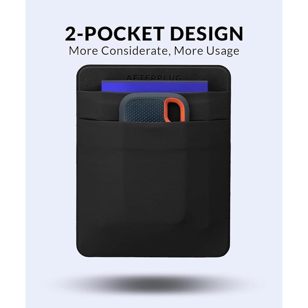 2-Pocket Adhesive Pouch for Laptop – Close-up Detail