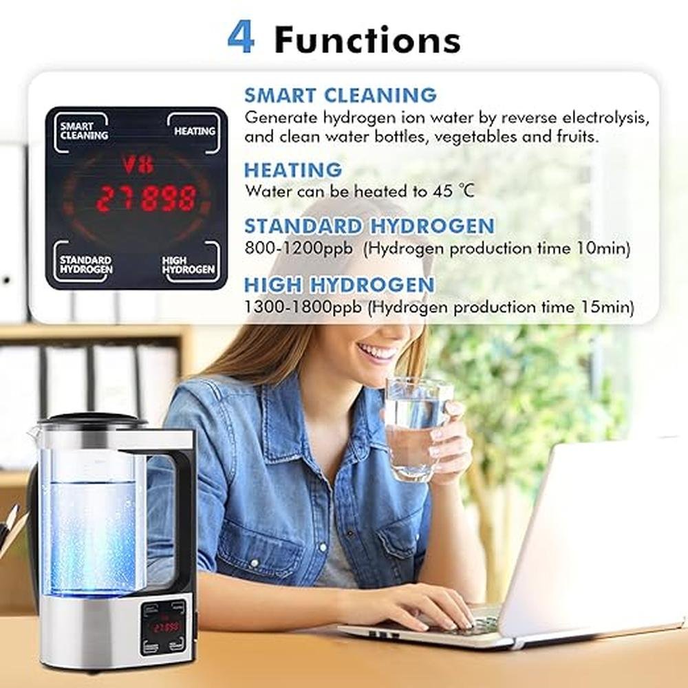 Hydrogen Water Generator: Meticuloso Upgraded Model with – Close-up Detail