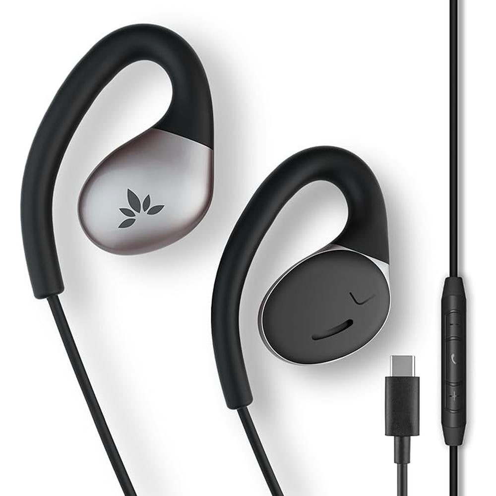 Avantree Resolve (Small-Medium) Wired Open-Ear Earbuds – Front View