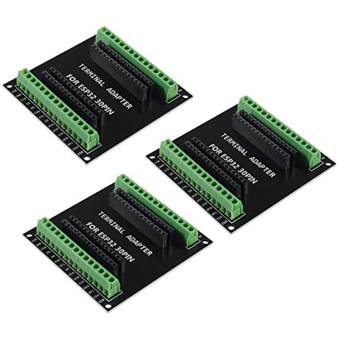 ESP32 Board: 3PCS ESP32 Breakout Board GPIO 1 into 2 – Front View