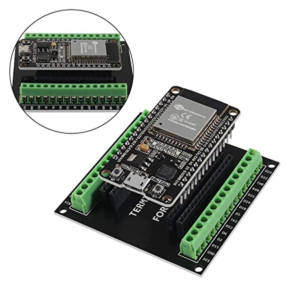 ESP32 Board: 3PCS ESP32 Breakout Board GPIO 1 into 2 – In Use