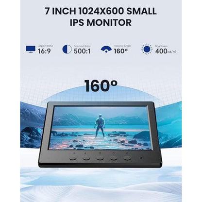 High-End Surveillance and Computing Display – Side View