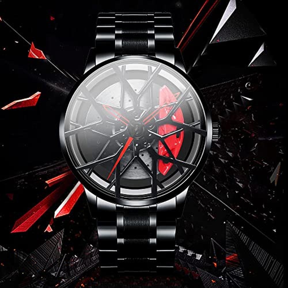 Car Wheel: BOYADKA Stainless Steel Japanese Quartz Wrist – Packaging