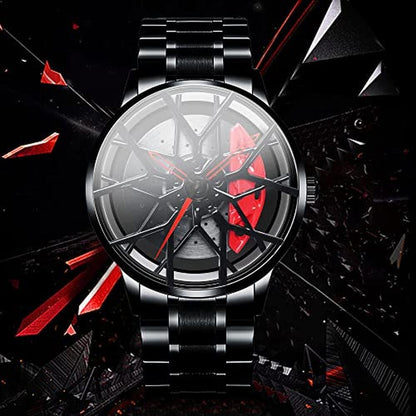 Car Wheel: BOYADKA Stainless Steel Japanese Quartz Wrist – Packaging