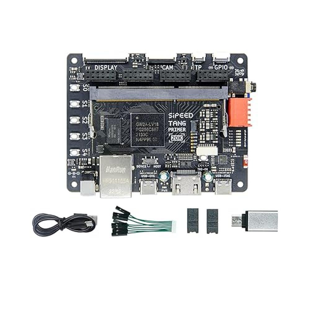 Sipeed Tang Primer 20K: Gowin GW2A FPGA Development Board – Front View