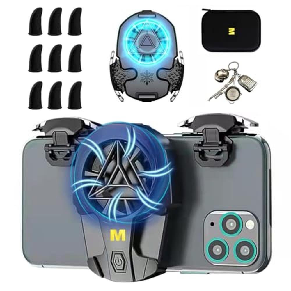Pubg Phone Triggers: 14 in 1 Premium Gaming Controller with – Front View