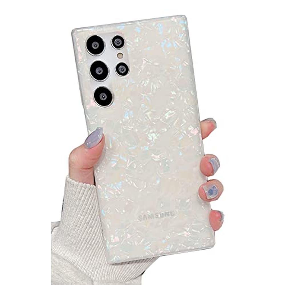 Galaxy S22 Ultra Case: J.west Luxury Sparkle Glitter – Front View