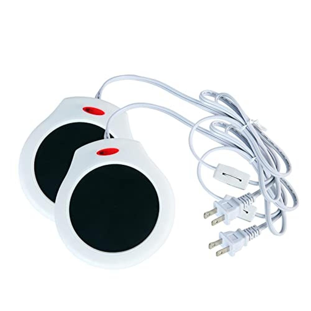 White Home Office Electric Mug Warmer – Front View